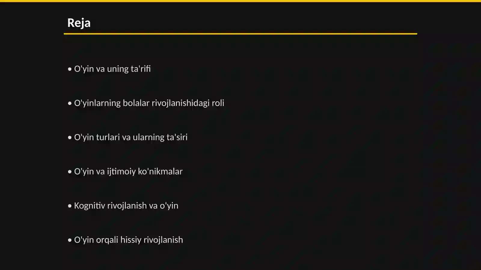 O'yin maktabgacha tarbiya yoshida yetakchi faoliyat sifatida 2