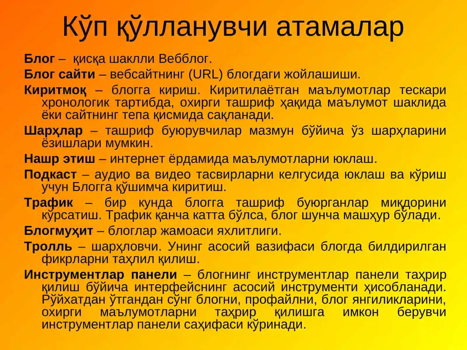 Тармоқ кундалиги 2
