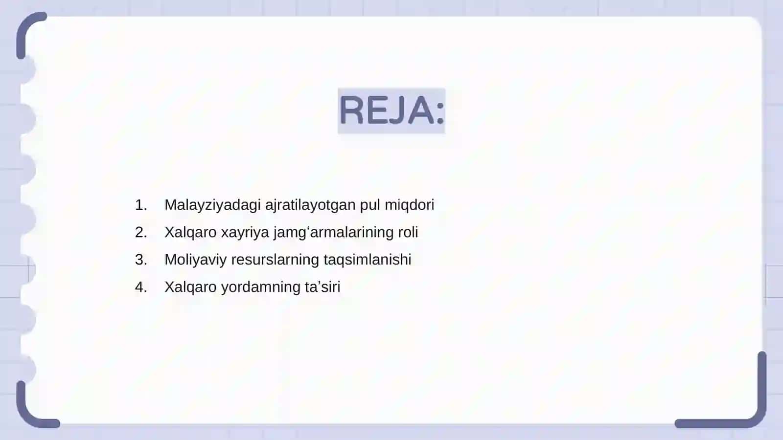 Malayziyadagi ajratilayotkan pul miqdori 2