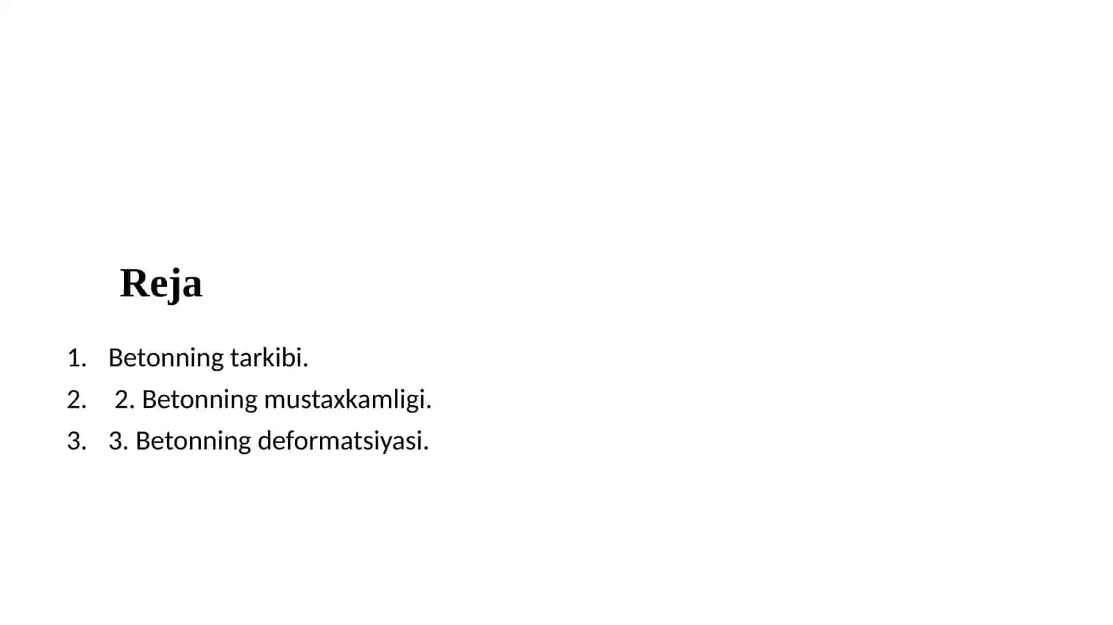 slayd beton xossalari 2