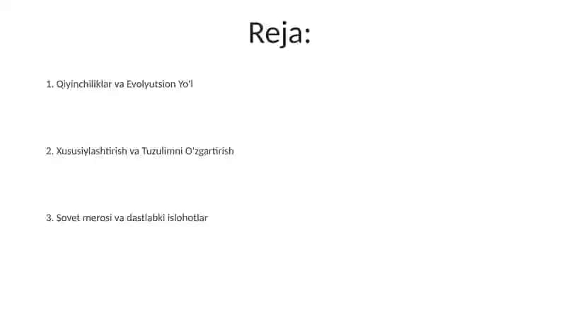 Qiyinchiliklar va Evolyutsion Yo'l 2