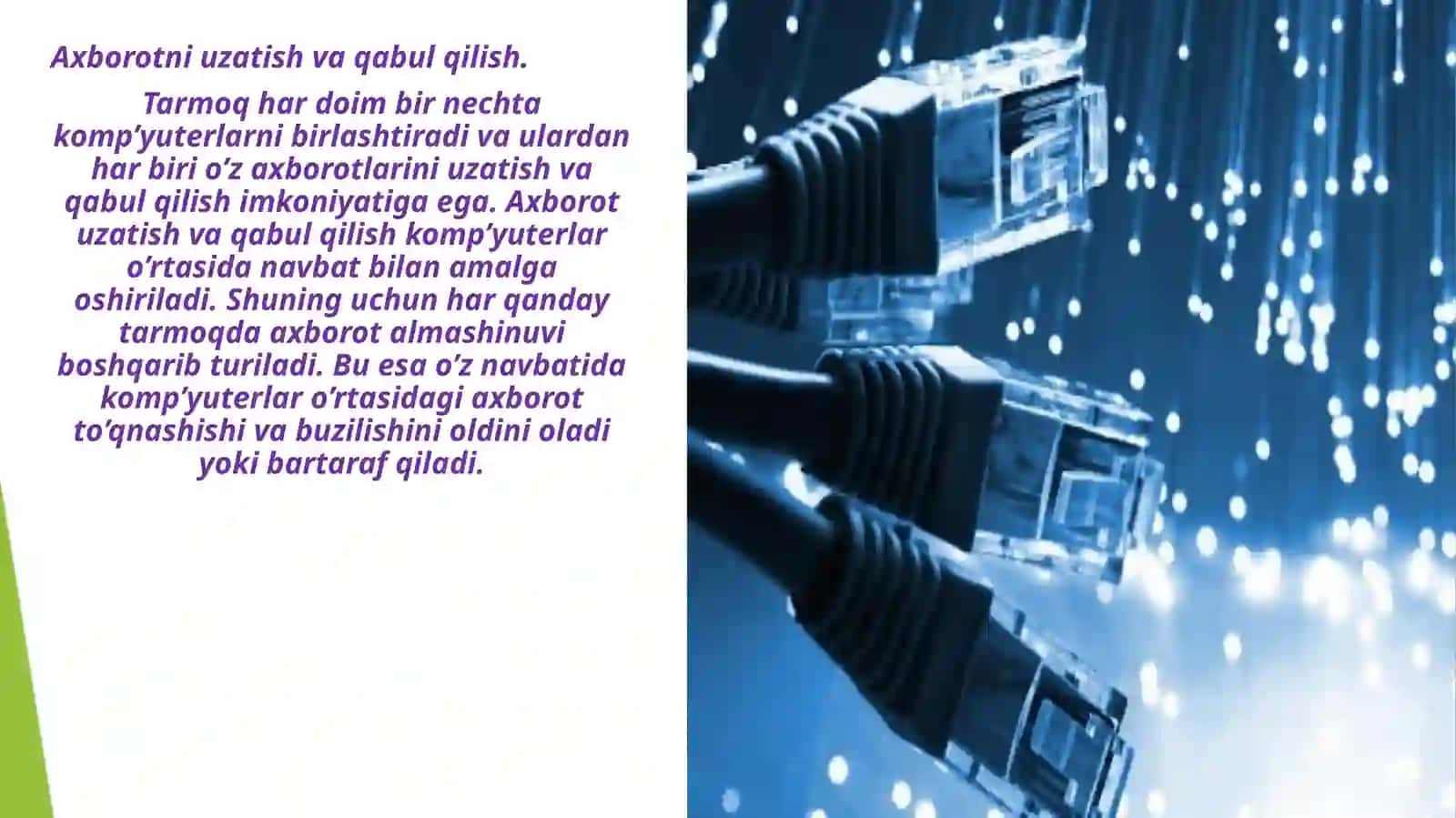 Axborotlarni uzatish va qabul qilish 2