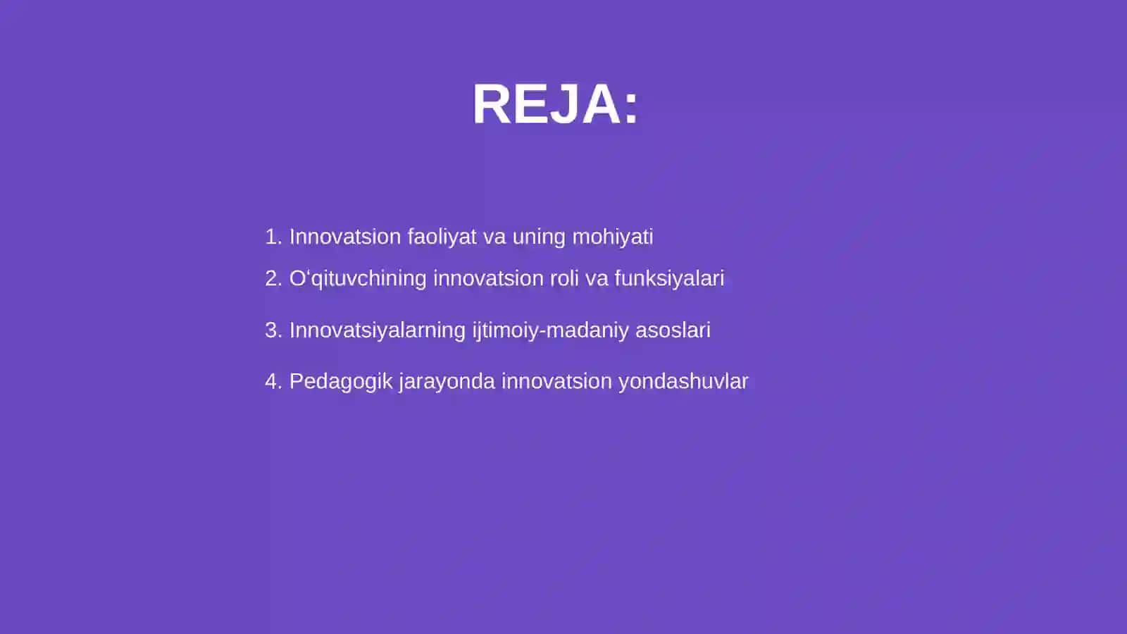 Oʻqituvchi innovatsion faoliyatining ijtimoiy-madaniy masalalari 2