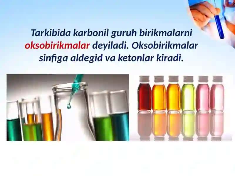 Okso birikmalar.aldegidlar.Olinishi va xossalari 2