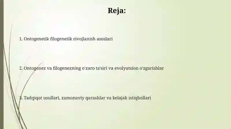 Ongning antagenetik taraqqiyoti 2