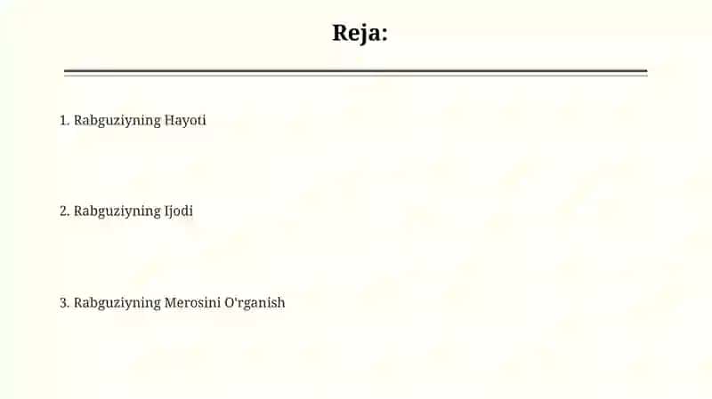 Qissasi Rabg'uziy 2