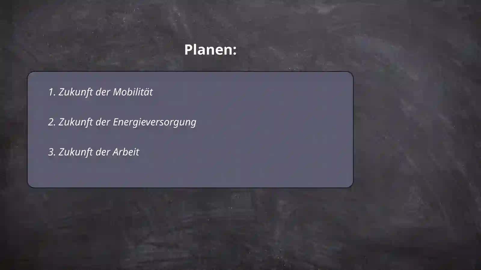 Zukunft der Mobilität 2