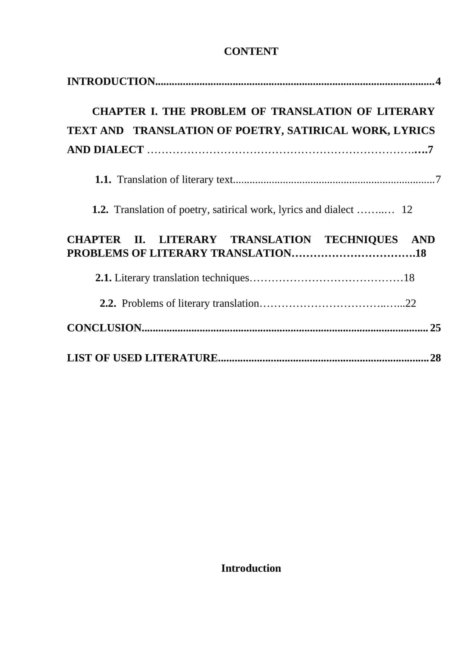 SAME PECULIARITIES OF LITERARY TRANSLATION 2