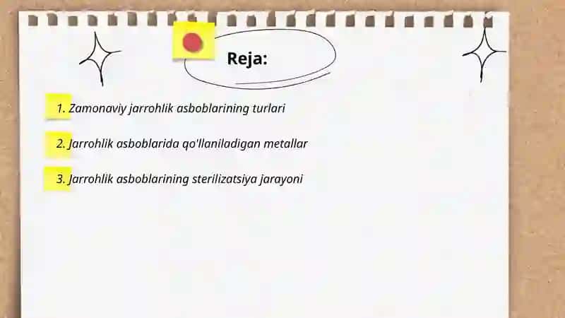 Zamonaviy xirurgik asboblar 2