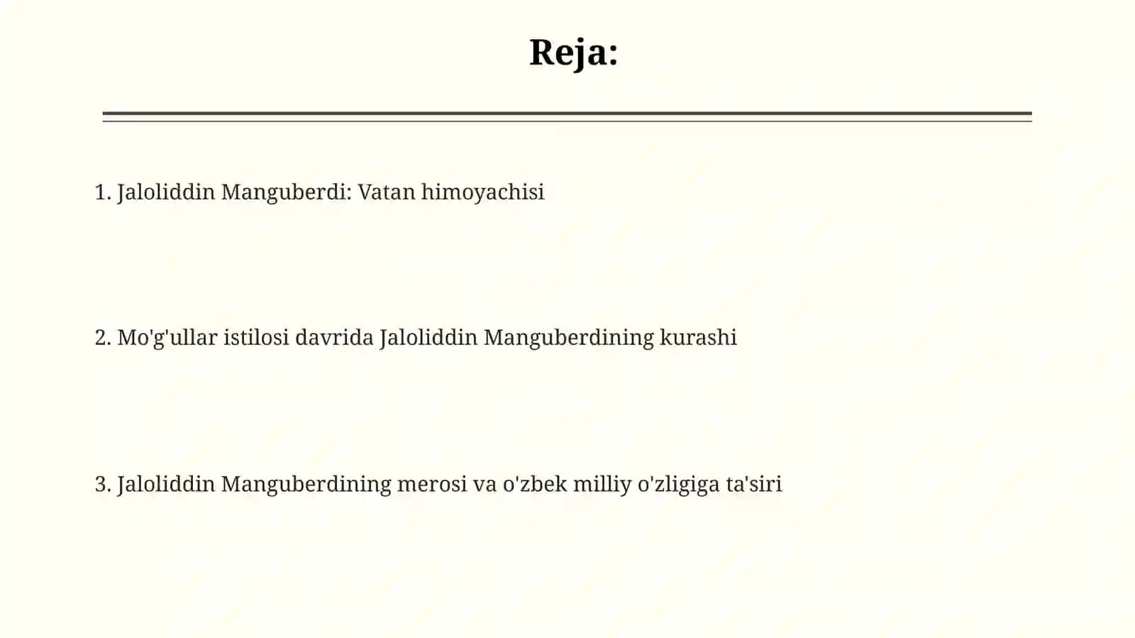 Jaloliddin Manguberdi: Tug'ilish va shakllanish 2