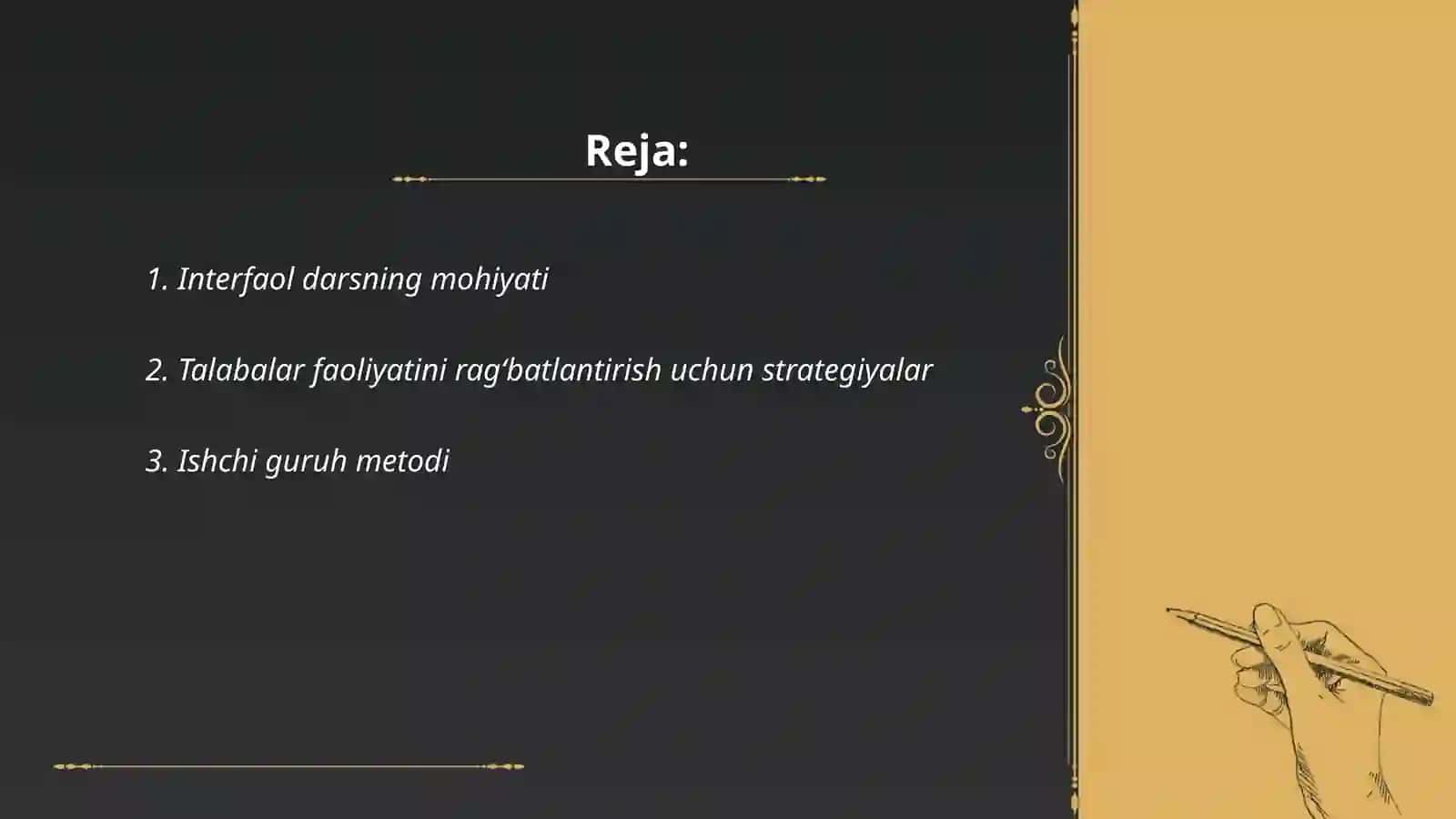 Interfaol darslarni qo'llash texnologiyalari 2