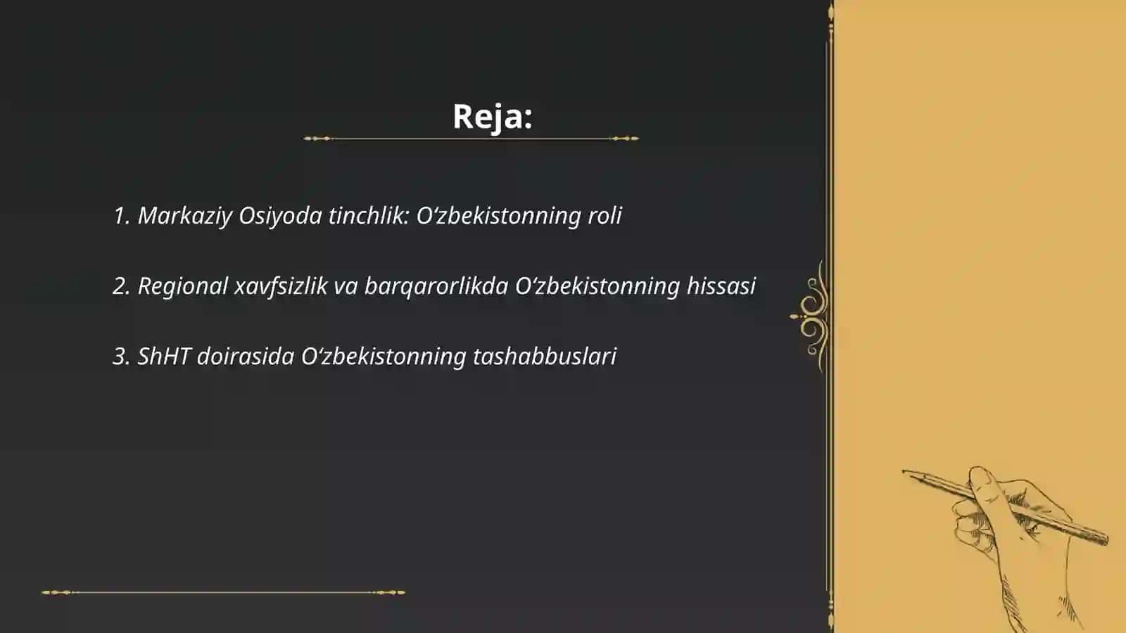 Markaziy Osiyoda Tinchlik 2