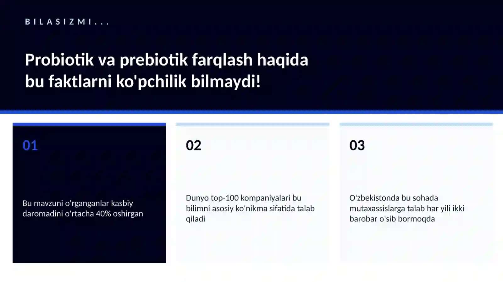 Probiotik va prebiotik farqlash 2