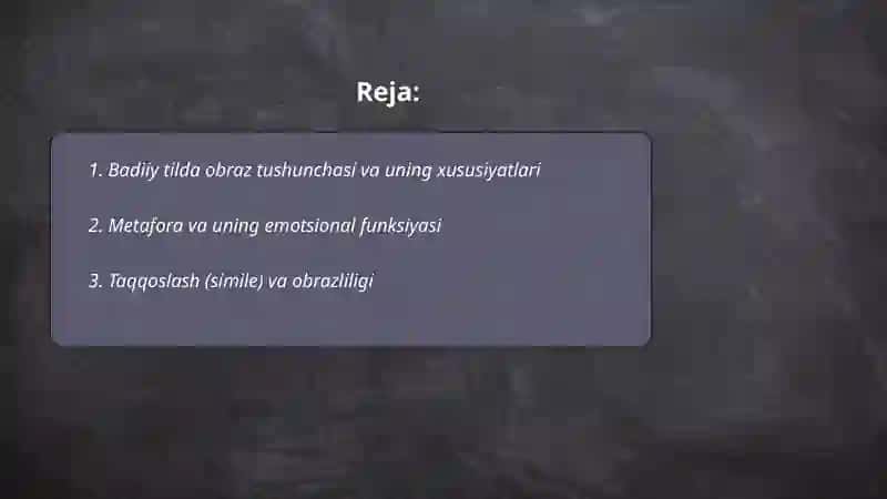 Badiiy tilning obrazliligi va emotsionalligi 2