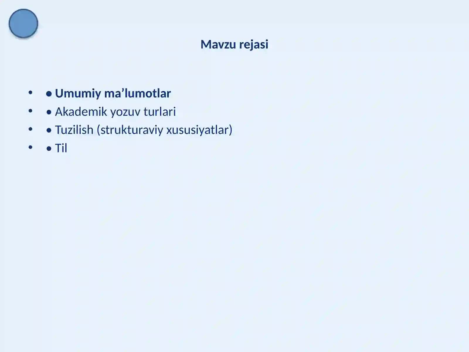 Akademik yozuv va axborot 2