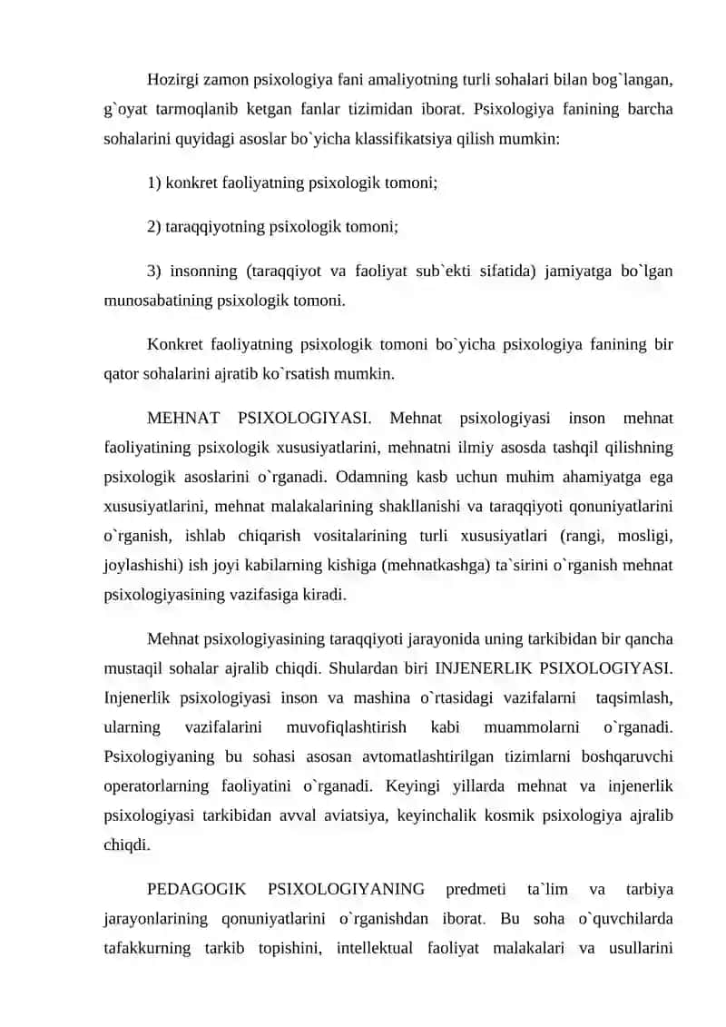 Hozirgi zamon psixologiyasining tatqiqot metodlari 2