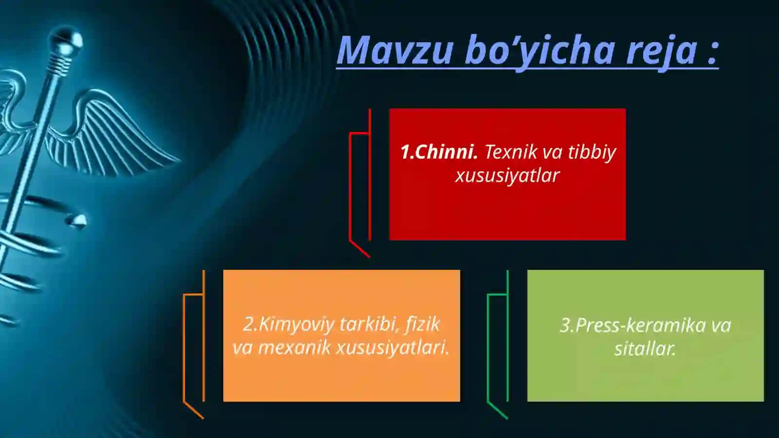 Chinni.Texnik va tibbiy xususiyatlar 2