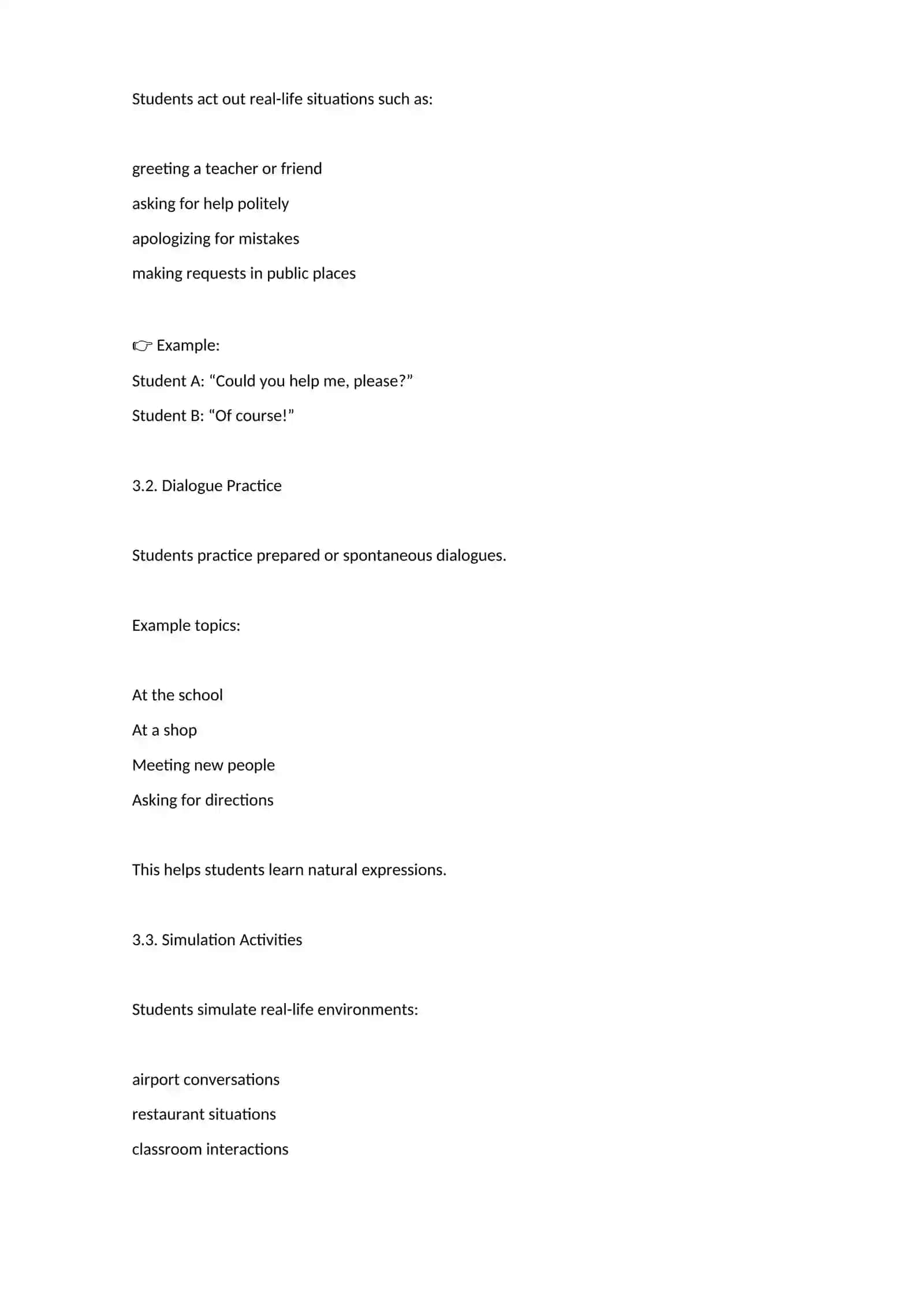 The System of Activities for Learning English Speech Etiquette for Secondary School Students 2