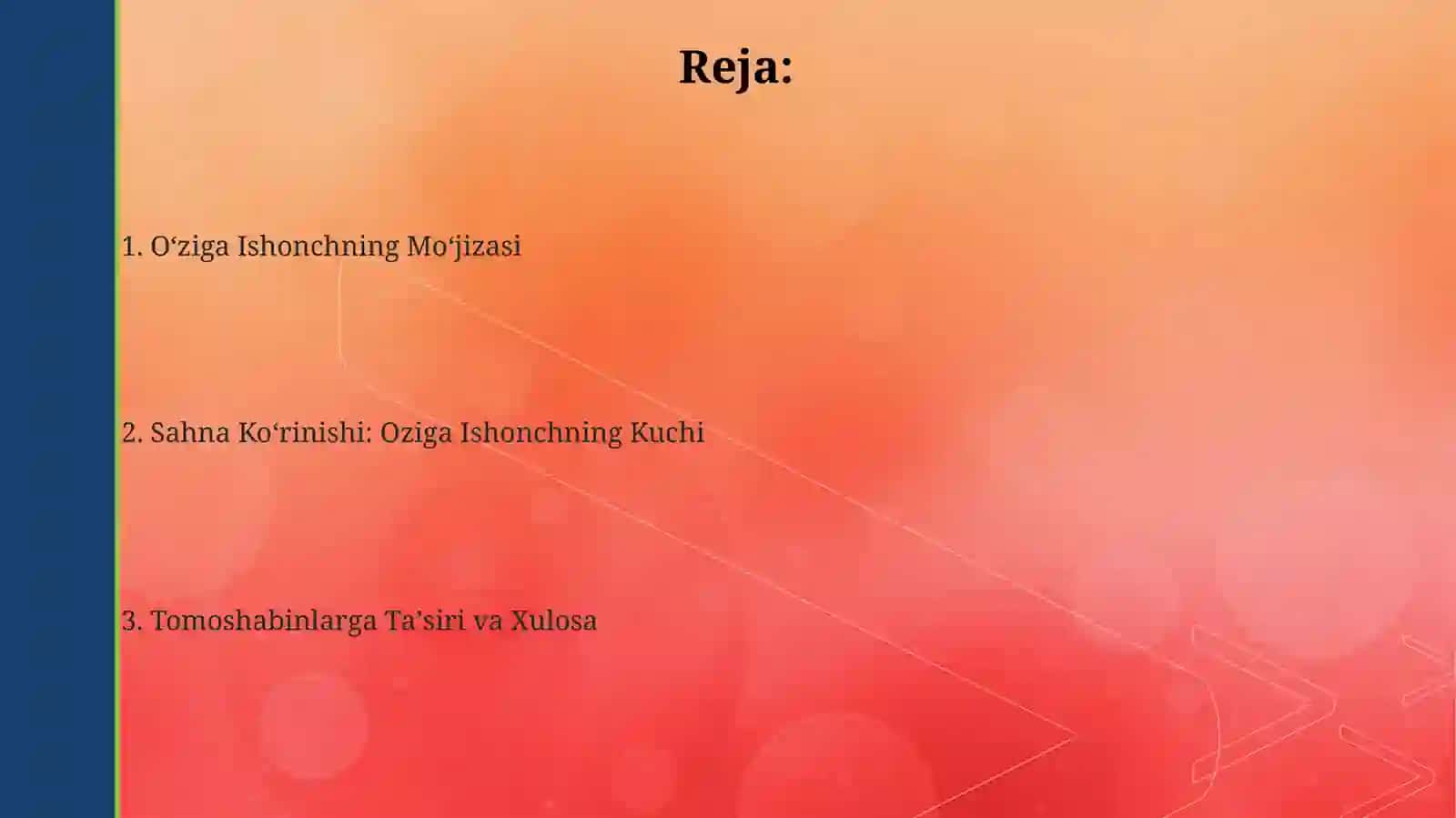 Oʻziga Ishonchning Moʻjizasi 2