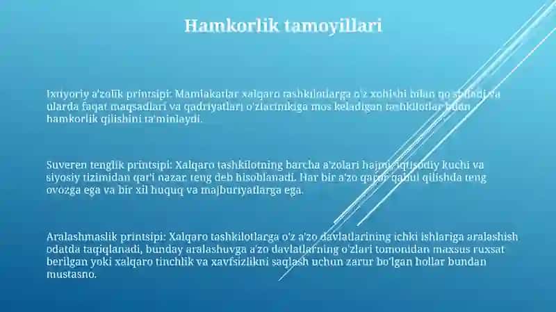 Ixtiyoriy a'zolik printsipi 2
