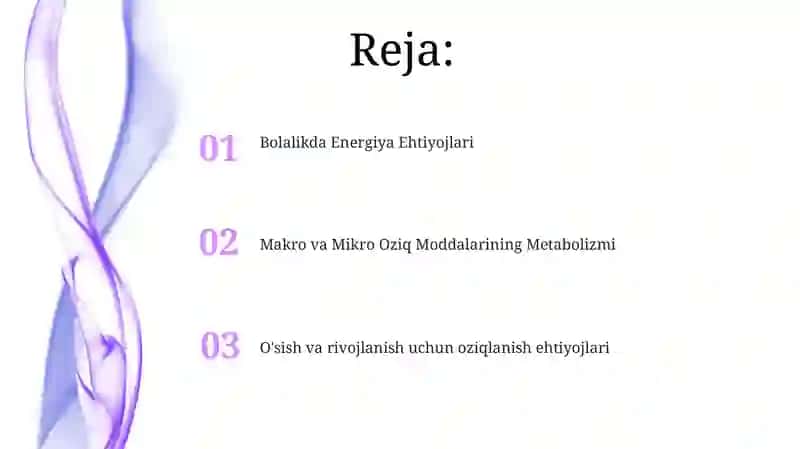 Bolalar organizmida modda va energiya almashinuvi 2