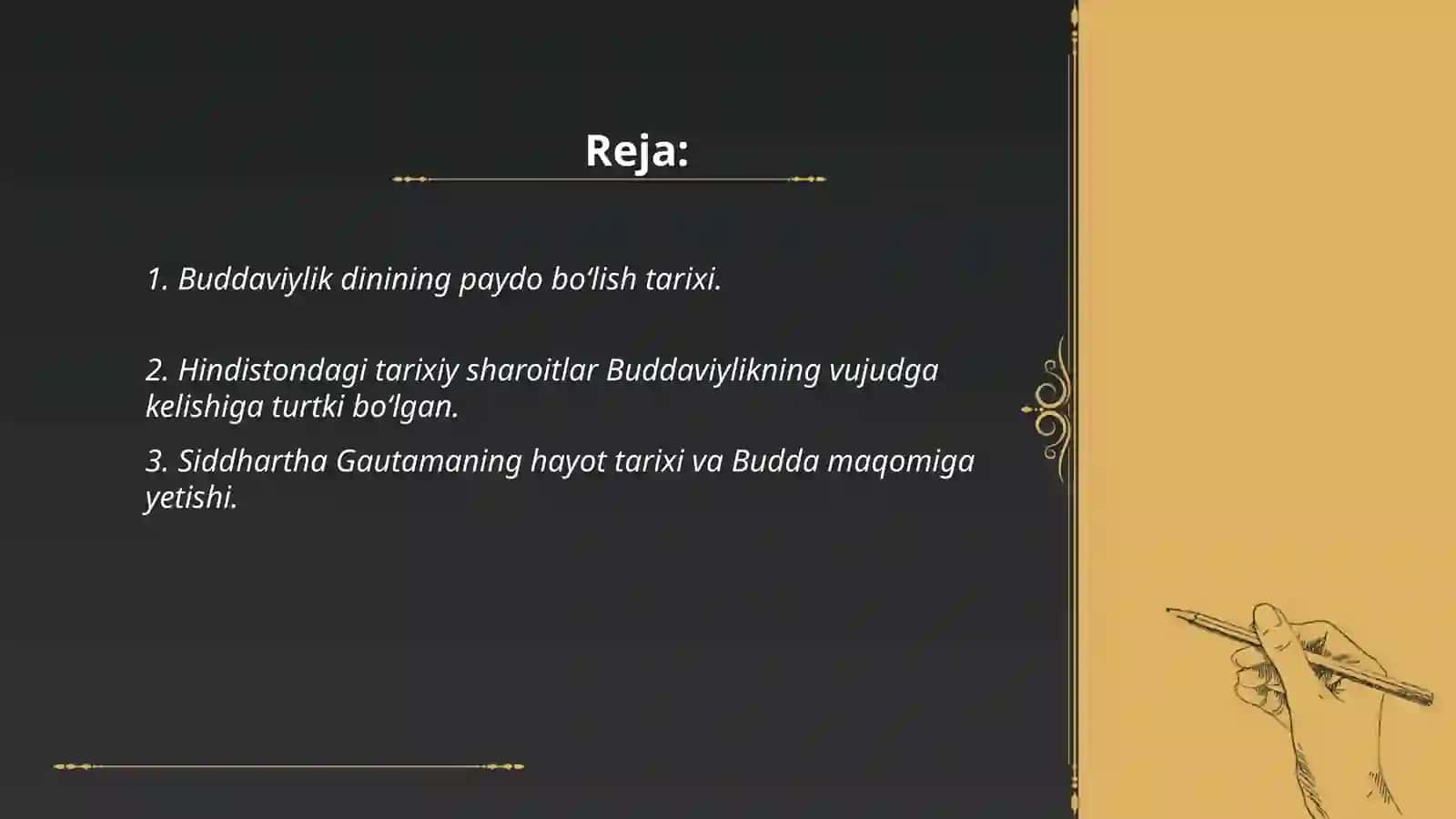 Buddaviylik dinining paydo boʻlish tarixi 2