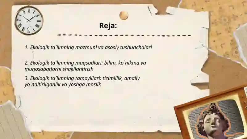 Ekologik ta`limning mazmuni 2