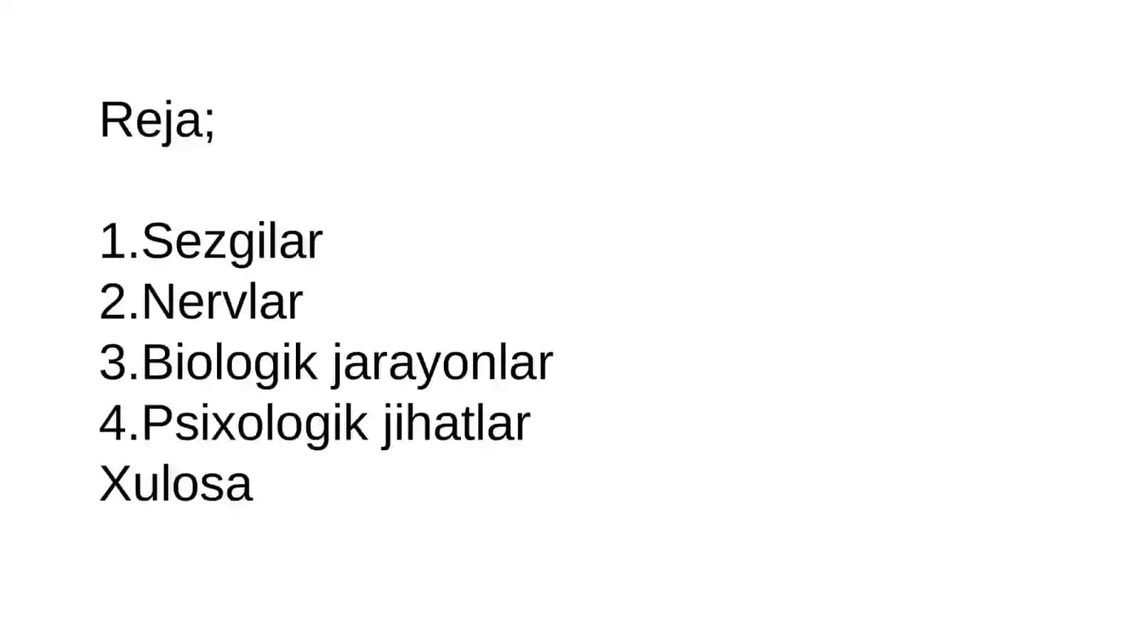 Eshitish sezgilarining hosil bo'lishi 2