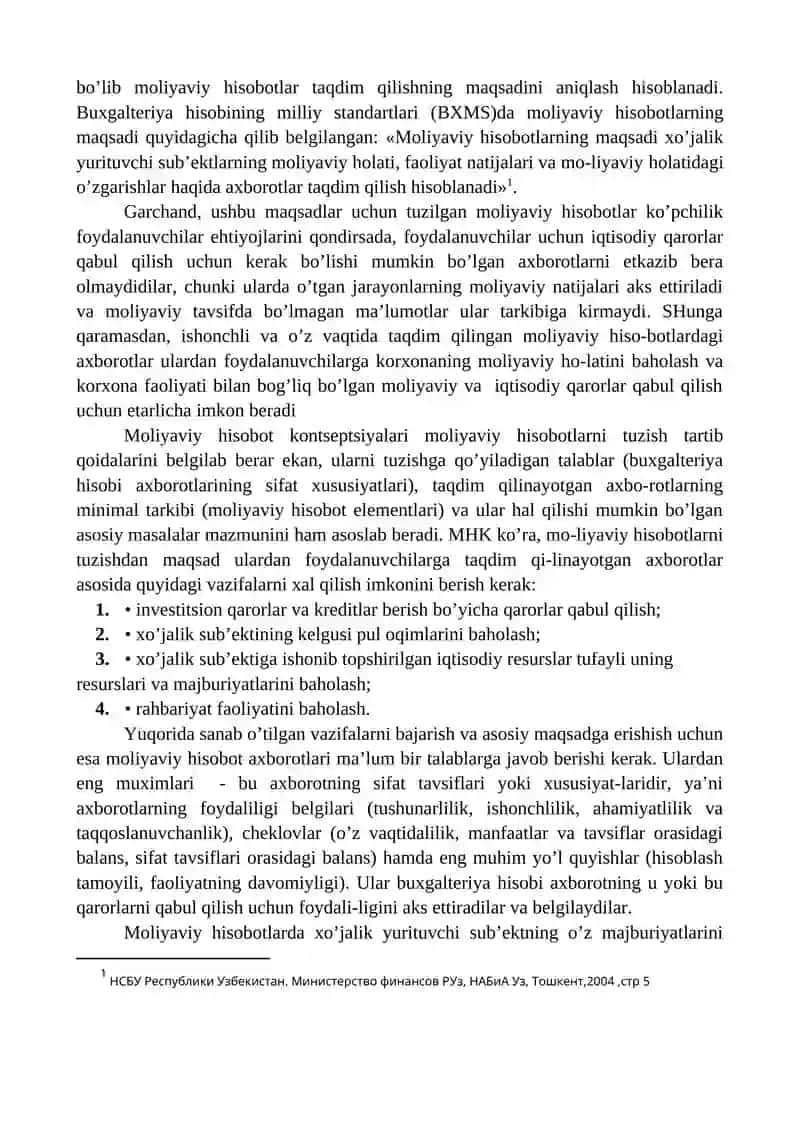 Moliyaviy Hisobot 2