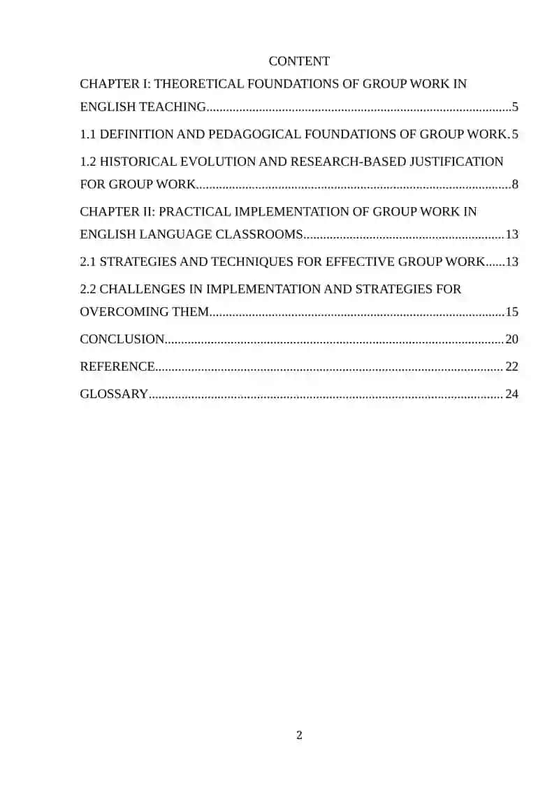Importance of group work in teaching english 2