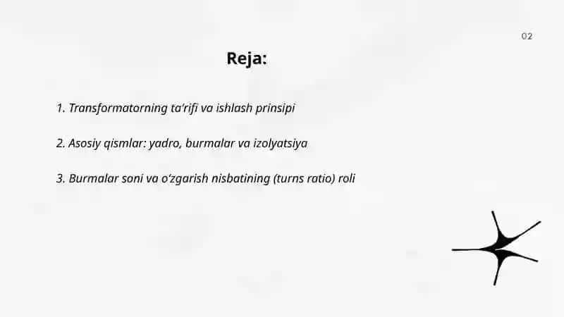 Transformatorlar va ularning ishlash prinsipi 2