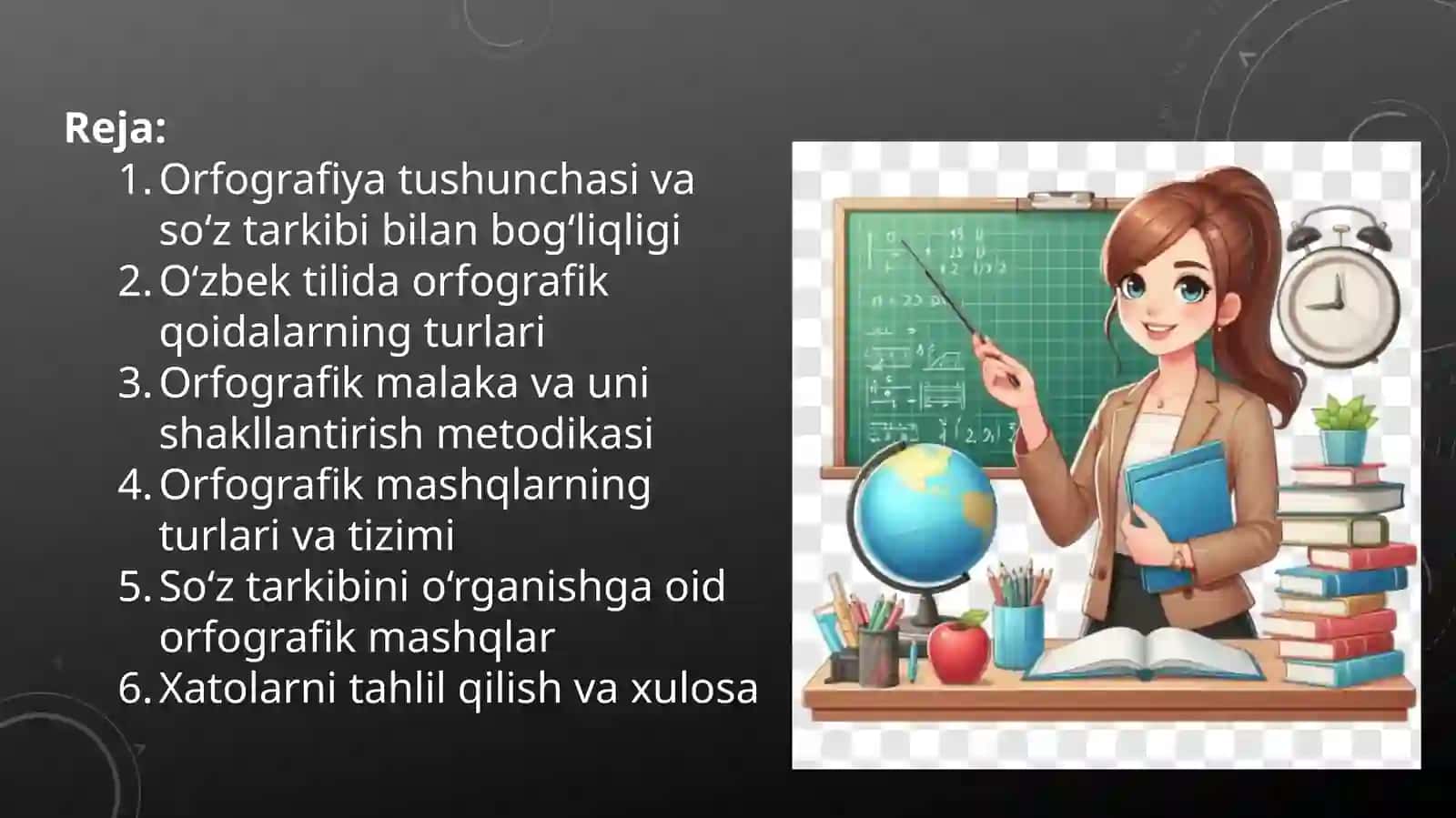 So‘z tarkibini o‘rganishda orfografik mashqlarni tashkil etish 2