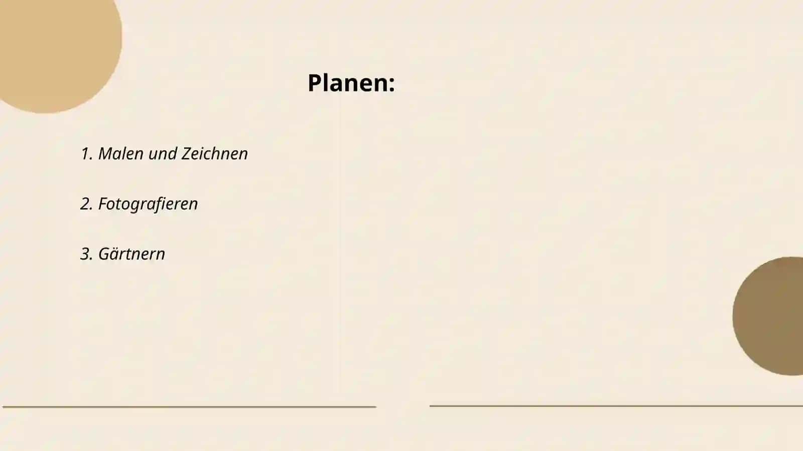 Malen und Zeichnen 2