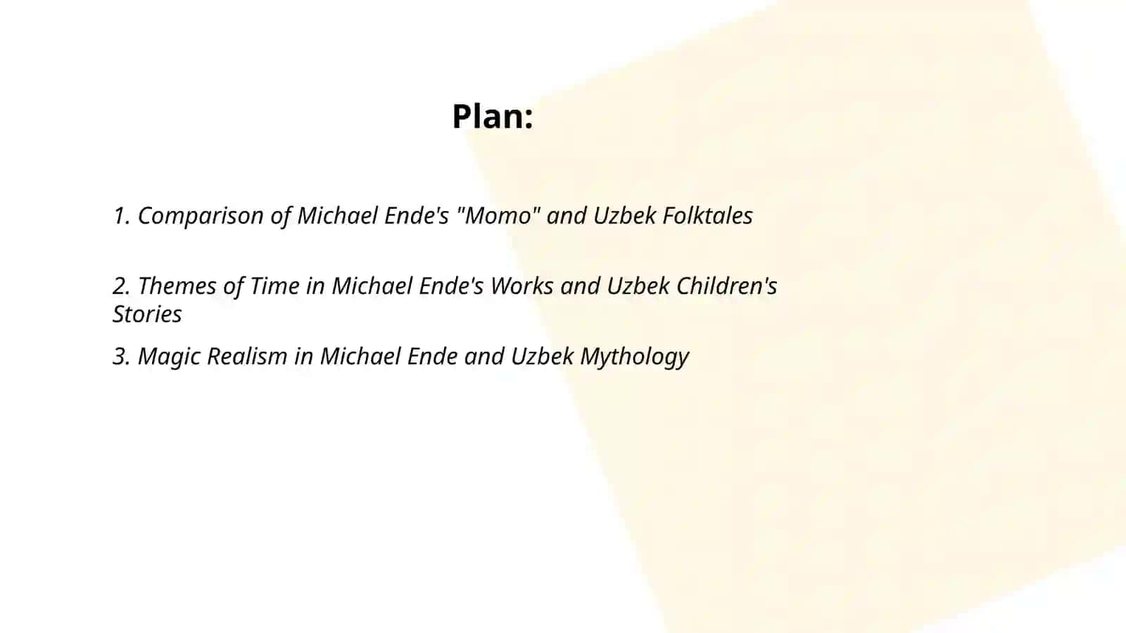 Michael Ende with Uzbek children's literature comparative analyses 2