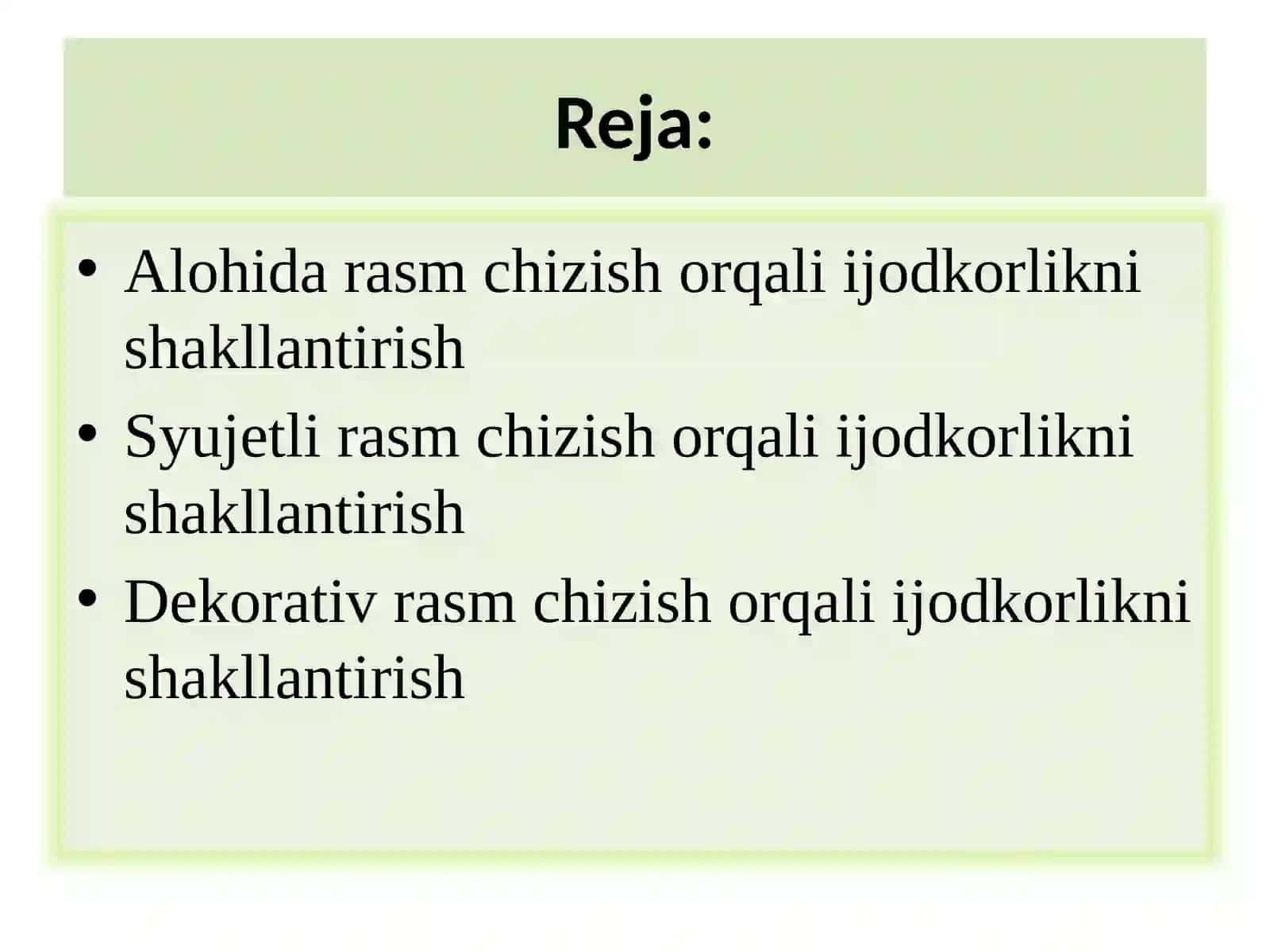 Rasm chizishning asosi 2
