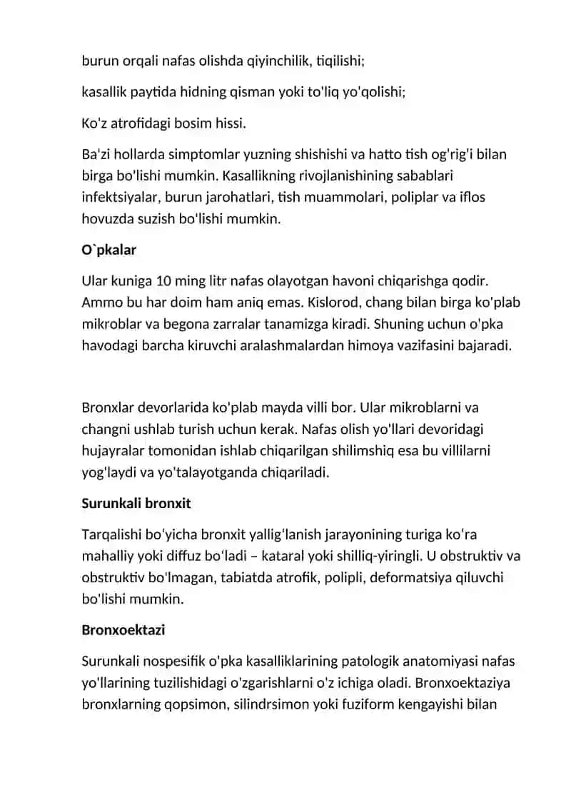 Burun kasalliklari 2