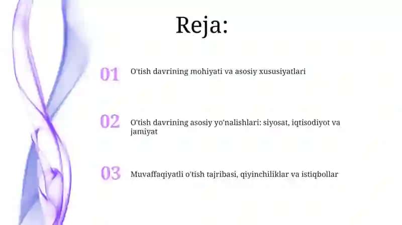 O‘tish davrining mohiyati va ahamiyati 2