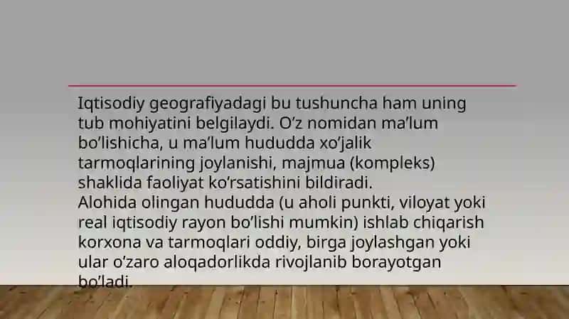 Hududiy majmualar va shaharlar rivojlanishi 2