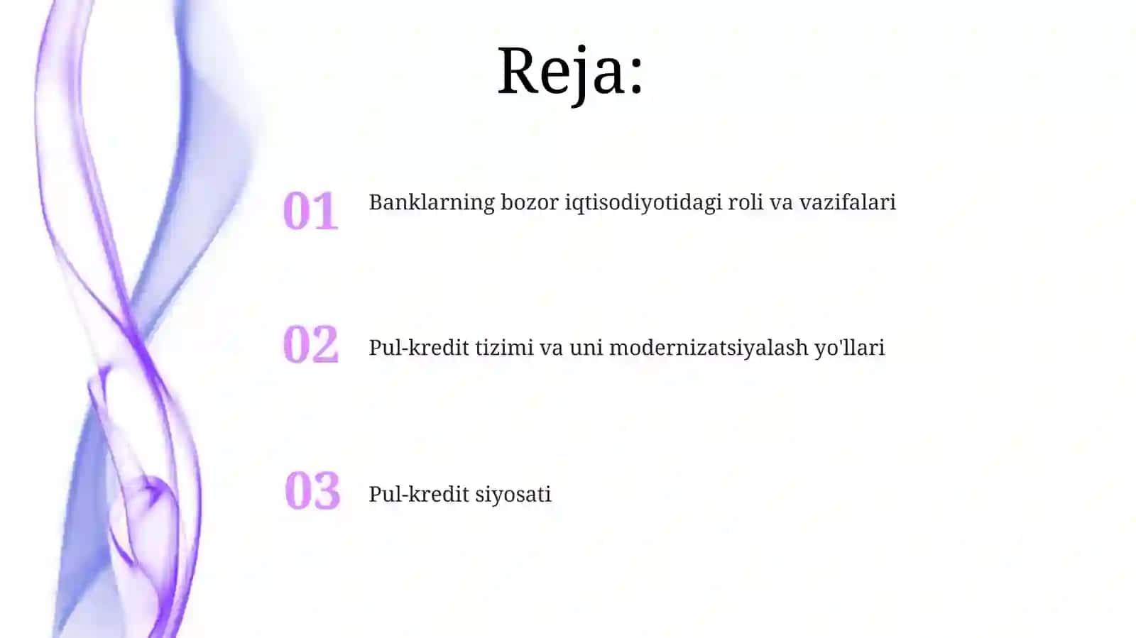 Pul-kredit tizimi 2