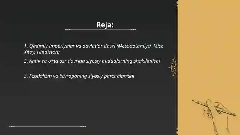 Jahon siyosiy kartasining shakillanish bosqichlari 2