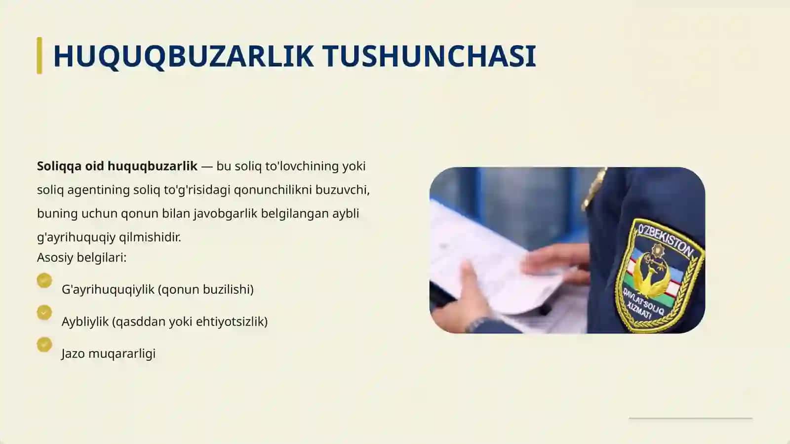Soliqqa oid huquqbuzarliklar 2