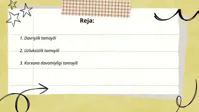 Davriylik tamoyili 2