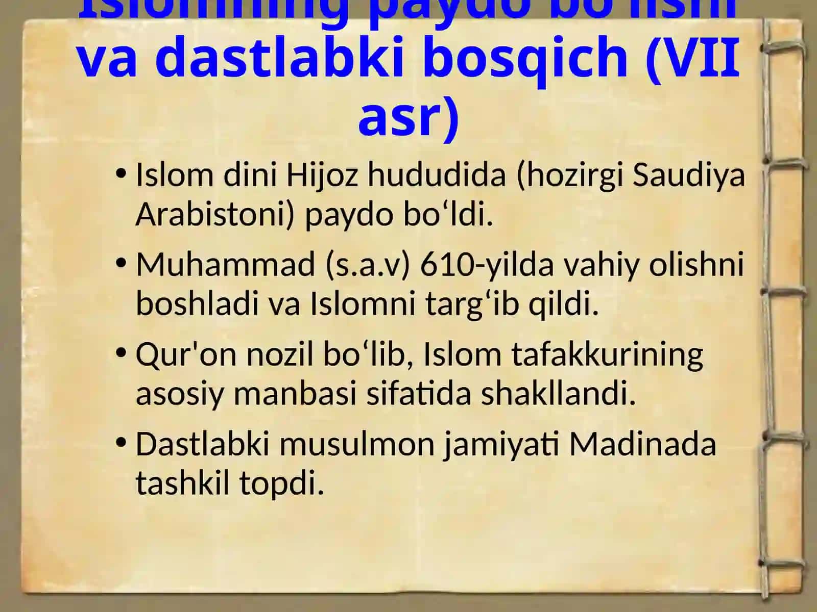 Islom tafakkuri va madaniyati 2