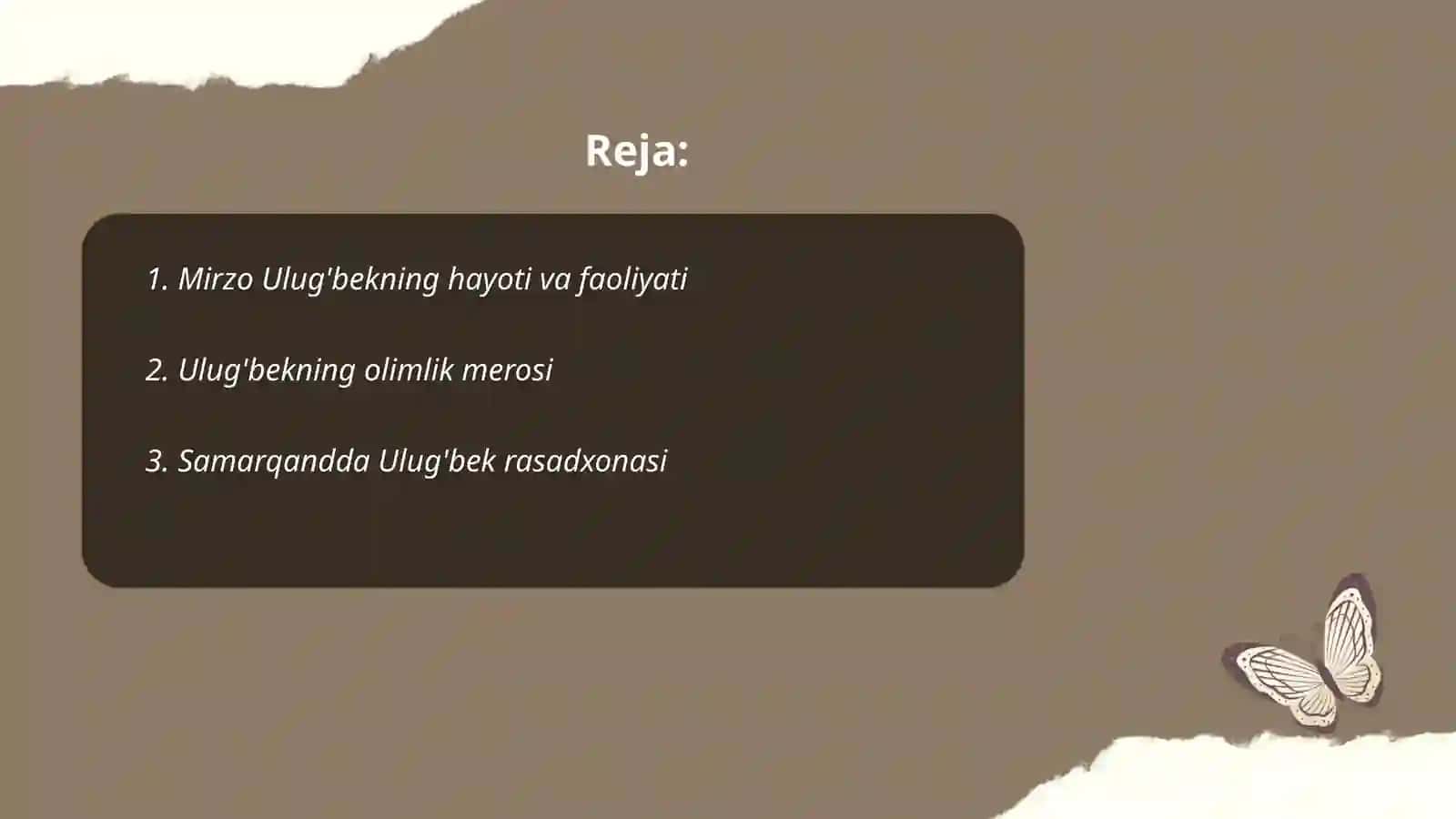 Mirzo Ulugʻbek - davlat arbobi va buyuk olim 2