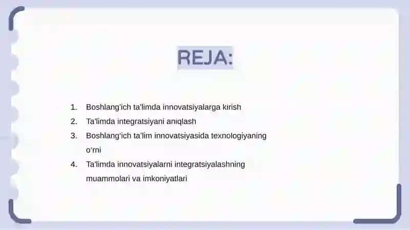Boshlang'ich ta'limda innovatsiyalarga kirish 2