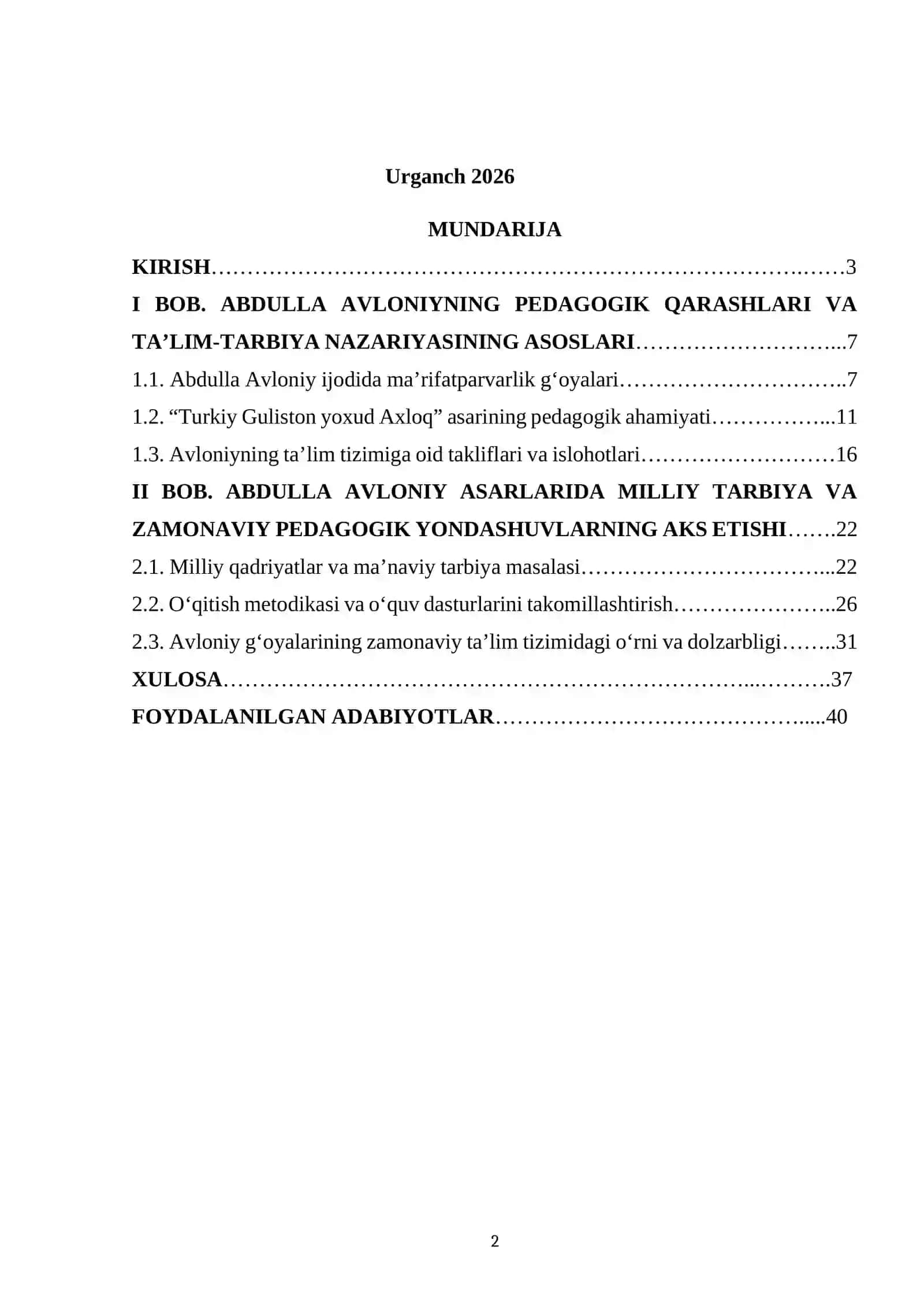 Abdulla Avloniy asarlarida ta’lim tarbiya masalasini yoritilishi 2
