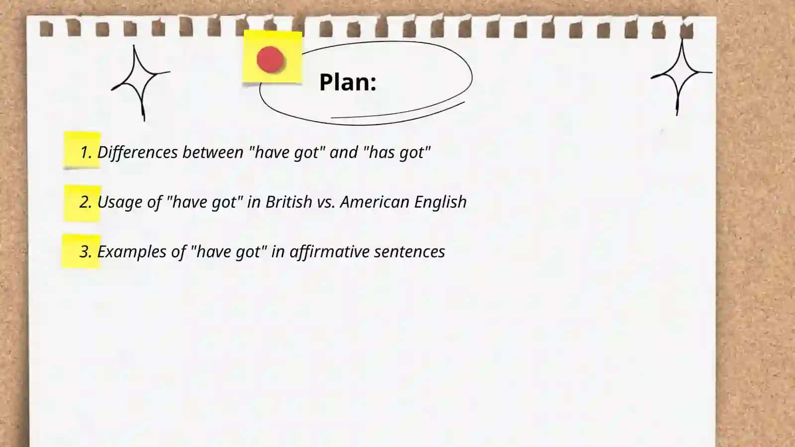 Differences between "have got" and "has got" 2