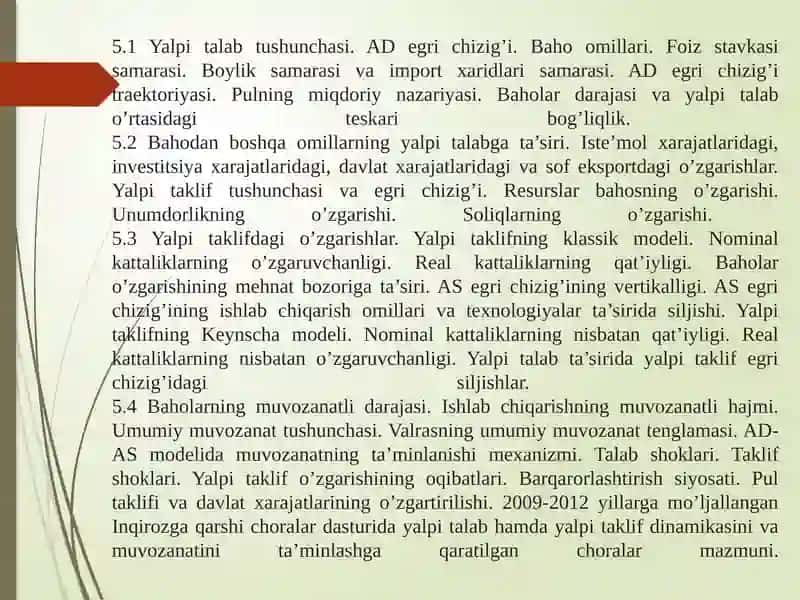 Yalpi Talab – Yalpi Taklif MODEL 2