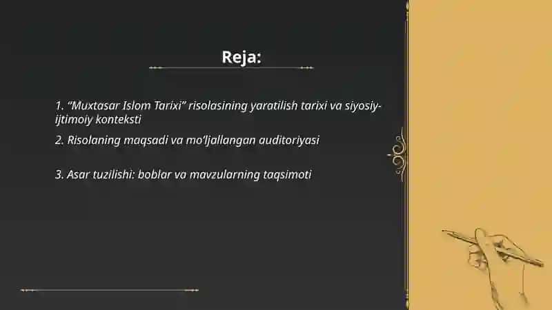 Muxtasar islom tarixi 2