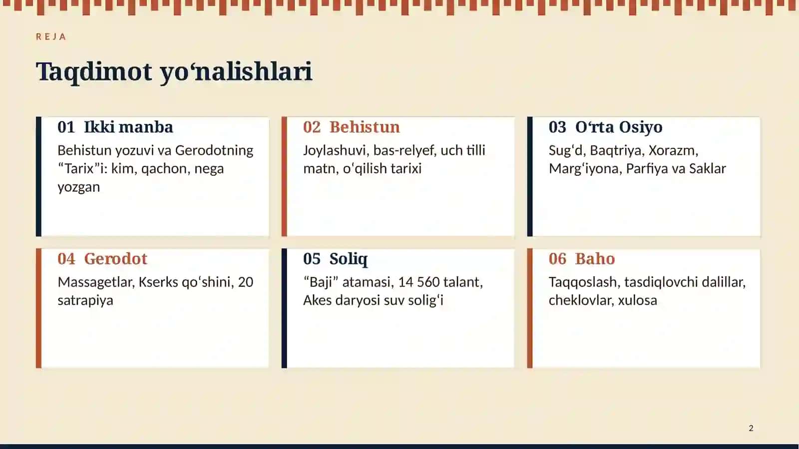 Behistun Yozuvi va Gerodot “Tarix”i 2